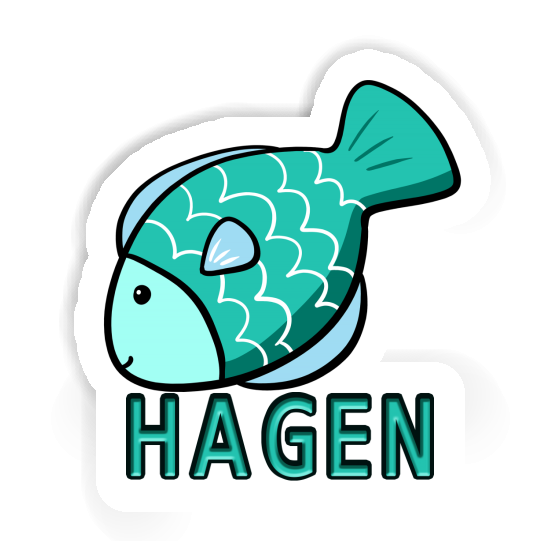Poisson Autocollant Hagen Notebook Poisson Autocollant Hagen Notebook Image