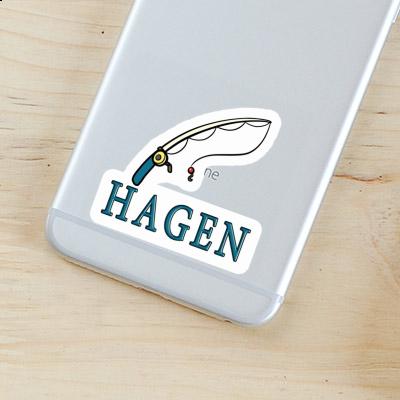 Fishing Rod Sticker Hagen Notebook Fishing Rod Sticker Hagen Notebook Image