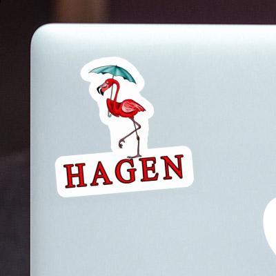 Sticker Flamingo Hagen Notebook Sticker Flamingo Hagen Gift package Image