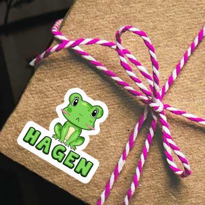 Hagen Sticker Frog Notebook Hagen Sticker Frog Gift package Image