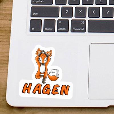 Yogi Autocollant Hagen Notebook Yogi Autocollant Hagen Gift package Image