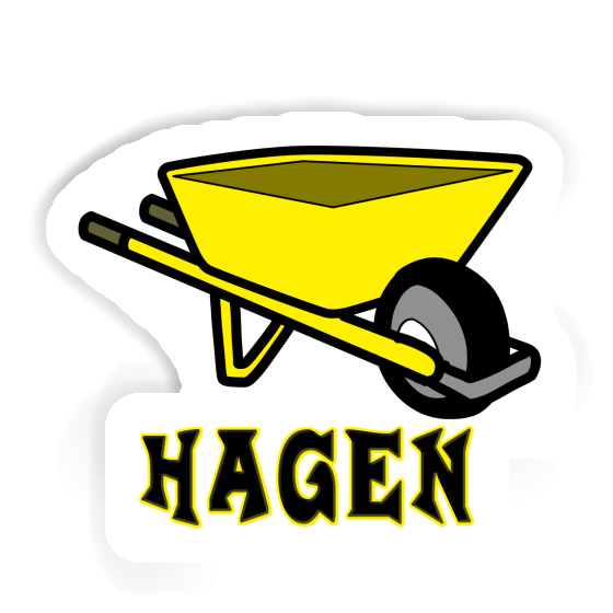 Wheelbarrow Sticker Hagen Laptop Wheelbarrow Sticker Hagen Laptop Image