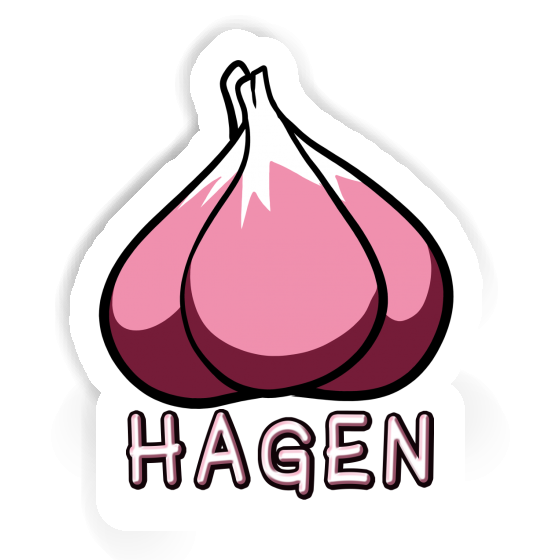 Hagen Aufkleber Knoblauch Laptop Image