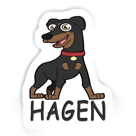 Hagen Aufkleber Pinscher Notebook Hagen Aufkleber Pinscher Gift package Image