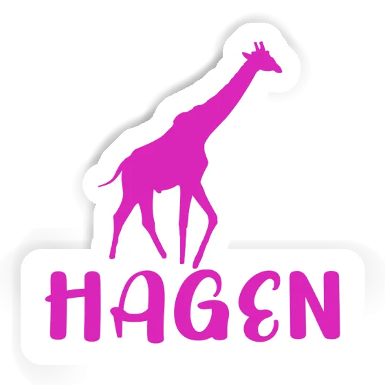 Hagen Sticker Giraffe Hagen Sticker Giraffe Image