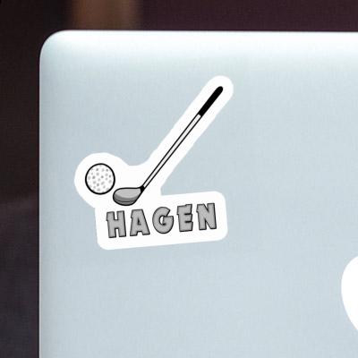 Autocollant Hagen Club de golf Notebook Autocollant Hagen Club de golf Gift package Image