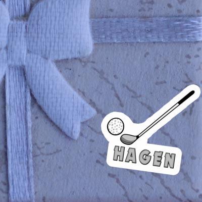 Autocollant Hagen Club de golf Notebook Autocollant Hagen Club de golf Gift package Image