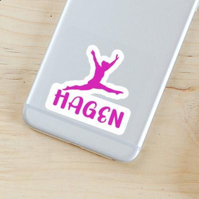 Gymnast Sticker Hagen Notebook Gymnast Sticker Hagen Notebook Image