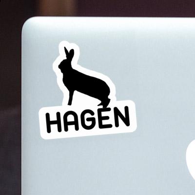Sticker Hagen Rabbit Notebook Sticker Hagen Rabbit Gift package Image