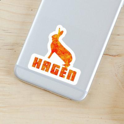 Hagen Sticker Rabbit Notebook Hagen Sticker Rabbit Notebook Image