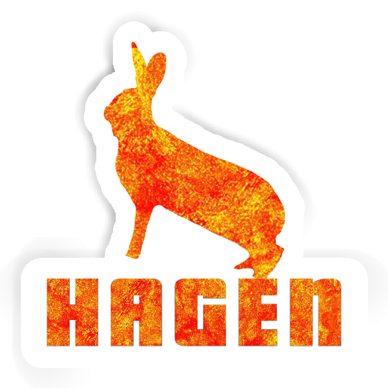 Hagen Aufkleber Kaninchen Hagen Aufkleber Kaninchen Image