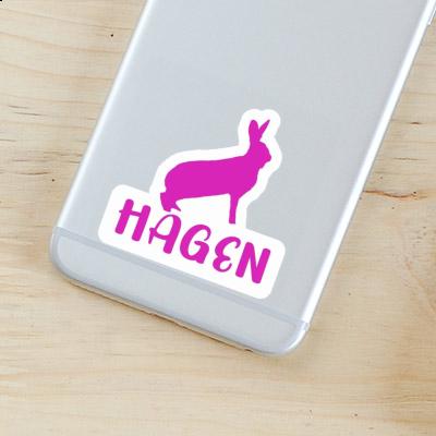 Sticker Hagen Rabbit Gift package Image
