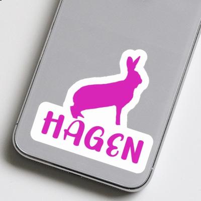 Sticker Hagen Rabbit Gift package Image