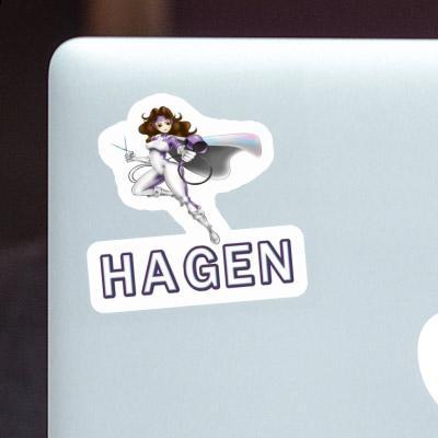 Autocollant Coiffeuse Hagen Notebook Image