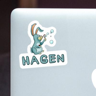 Autocollant Hagen Lapin Laptop Autocollant Hagen Lapin Laptop Image