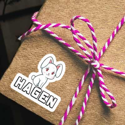 Autocollant Lapin Hagen Laptop Image