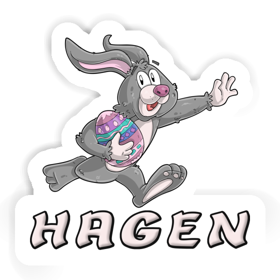 Hagen Autocollant Lapin de rugby Image