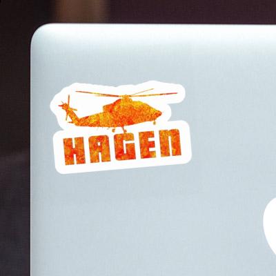 Sticker Helicopter Hagen Notebook Sticker Helicopter Hagen Gift package Image