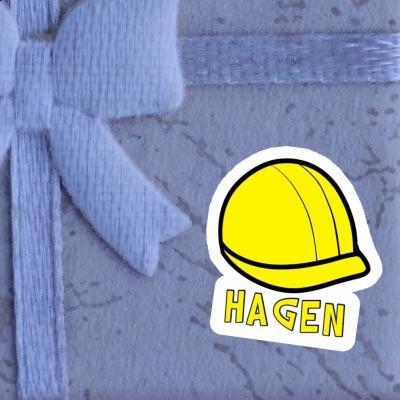 Hagen Autocollant Casque de chantier Laptop Hagen Autocollant Casque de chantier Laptop Image