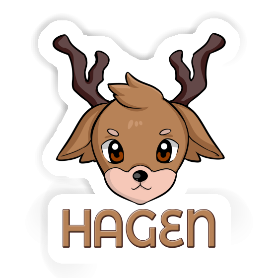 Cerf Autocollant Hagen Notebook Cerf Autocollant Hagen Gift package Image