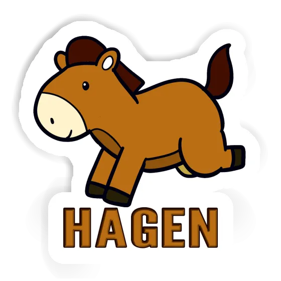 Hagen Sticker Horse Image