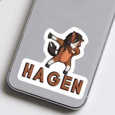 Horse Sticker Hagen Laptop Image