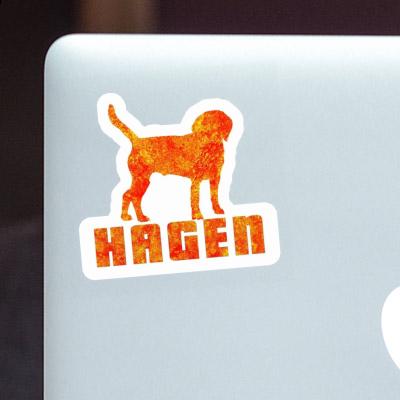 Chien Autocollant Hagen Laptop Chien Autocollant Hagen Laptop Image
