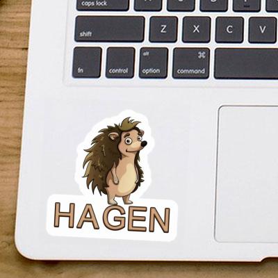 Sticker Hagen Standing Hedgehog Laptop Sticker Hagen Standing Hedgehog Laptop Image