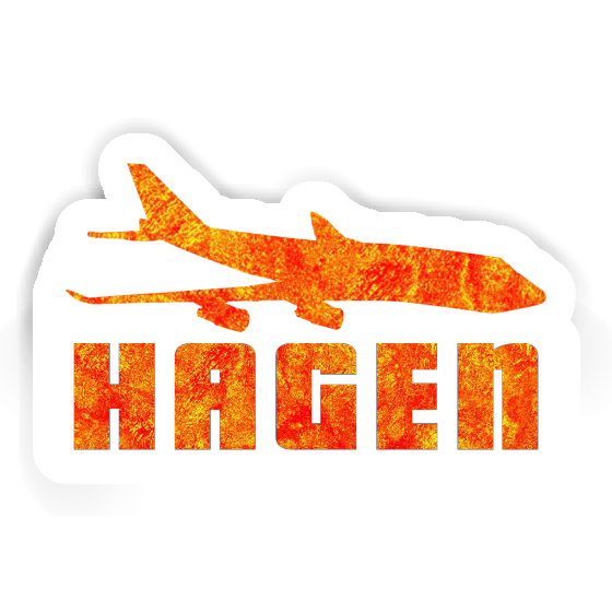 Sticker Hagen Jumbo-Jet Notebook Sticker Hagen Jumbo-Jet Gift package Image