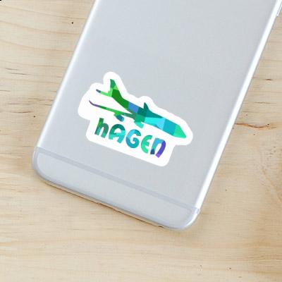 Sticker Hagen Jumbo-Jet Image