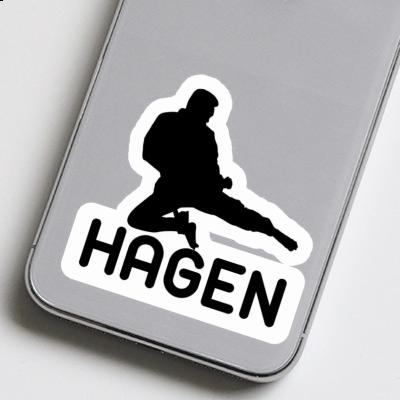Sticker Karateka Hagen Notebook Sticker Karateka Hagen Gift package Image