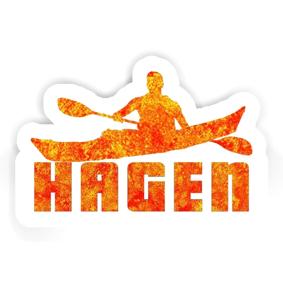 Hagen Sticker Kajakfahrer Hagen Sticker Kajakfahrer Image