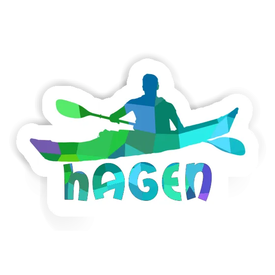 Aufkleber Hagen Kajakfahrer Laptop Image