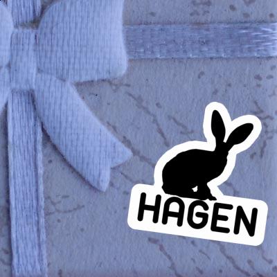 Sticker Hagen Rabbit Gift package Image