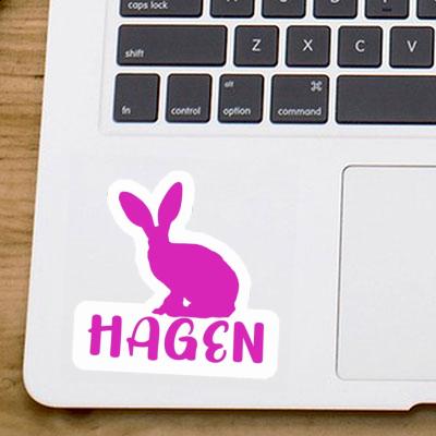 Sticker Hagen Rabbit Notebook Sticker Hagen Rabbit Notebook Image