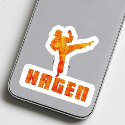 Hagen Sticker Karateka Image