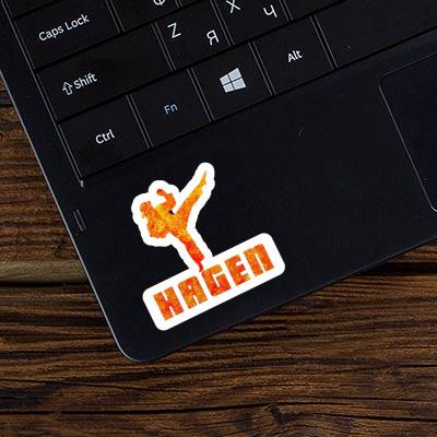 Hagen Sticker Karateka Notebook Hagen Sticker Karateka Gift package Image