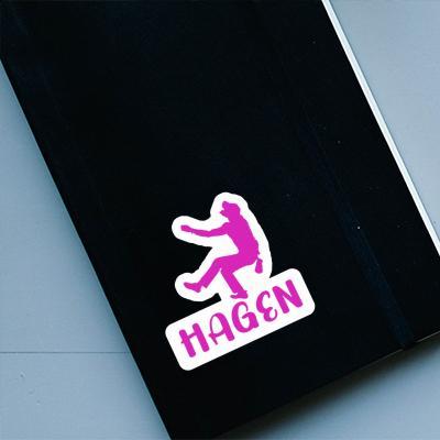 Sticker Hagen Climber Sticker Hagen Climber Image
