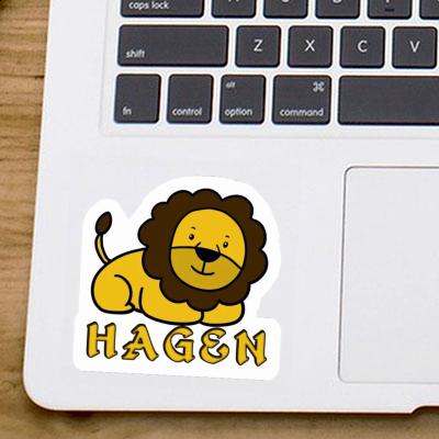 Hagen Sticker Lion Laptop Hagen Sticker Lion Laptop Image