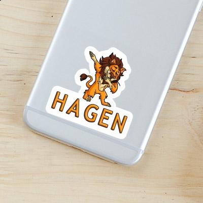 Hagen Sticker Dabbing Lion Gift package Image