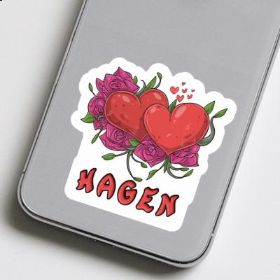 Herz Aufkleber Hagen Gift package Image