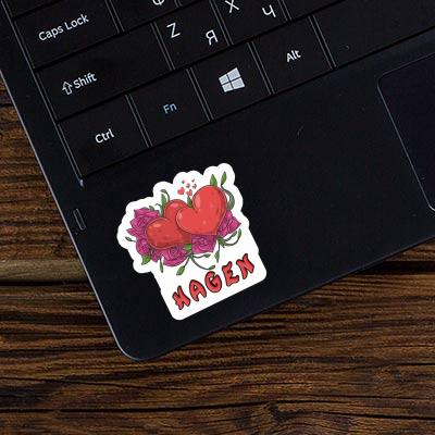 Heart Sticker Hagen Notebook Heart Sticker Hagen Gift package Image