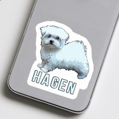 Hagen Sticker Malteserhund Notebook Hagen Sticker Malteserhund Notebook Image