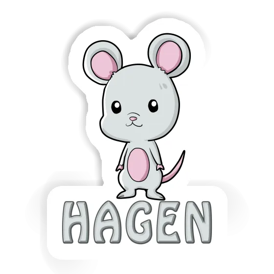 Autocollant Hagen Souris Notebook Autocollant Hagen Souris Gift package Image
