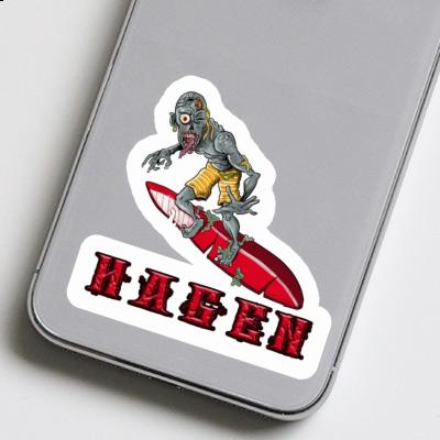 Sticker Wave Rider Hagen Notebook Sticker Wave Rider Hagen Gift package Image