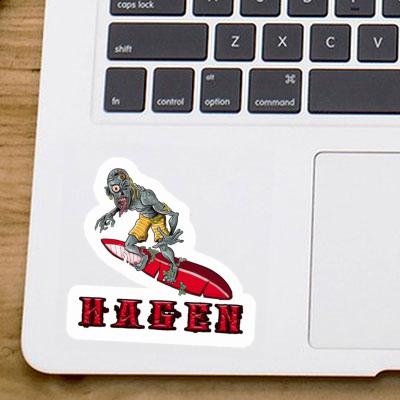 Sticker Wave Rider Hagen Notebook Sticker Wave Rider Hagen Gift package Image