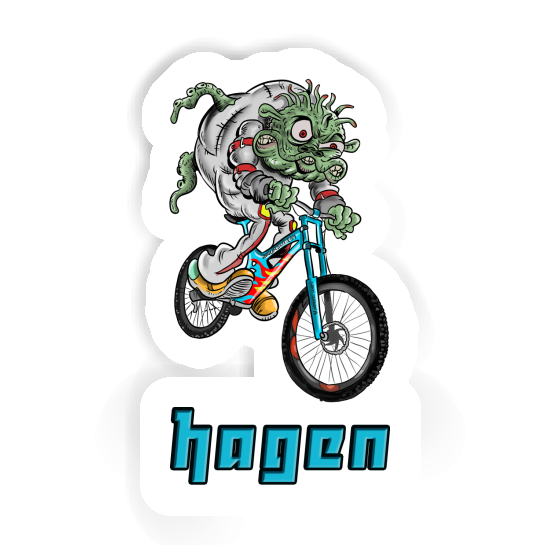 Sticker Hagen Downhill-Biker Sticker Hagen Downhill-Biker Image