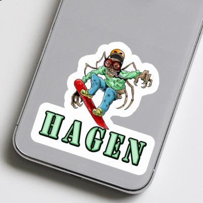 Snowboardeur Autocollant Hagen Notebook Snowboardeur Autocollant Hagen Gift package Image