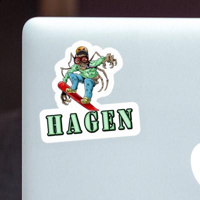 Snowboardeur Autocollant Hagen Notebook Snowboardeur Autocollant Hagen Notebook Image