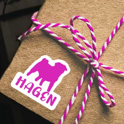 Hagen Sticker Pug Gift package Image